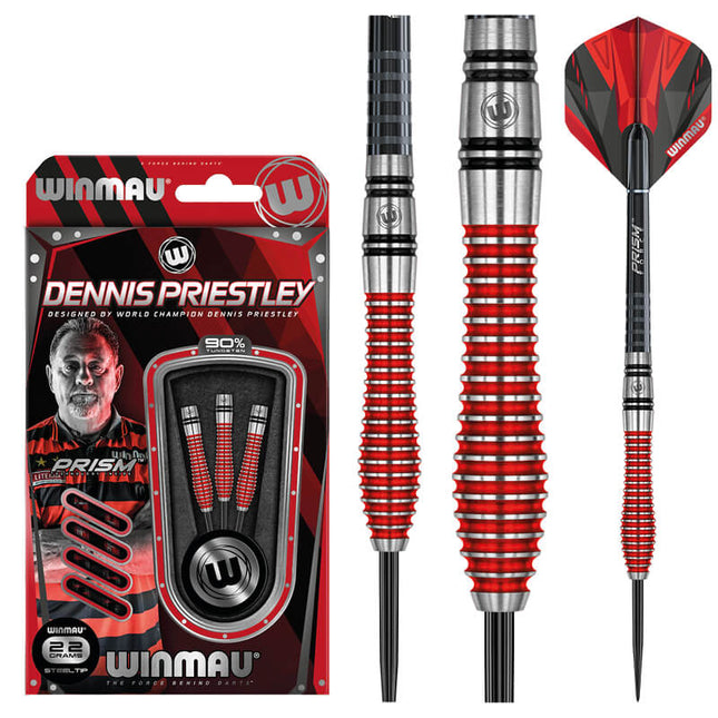 Winmau Dennis Priestley S.E 90% Tungsten SteelTip Darts