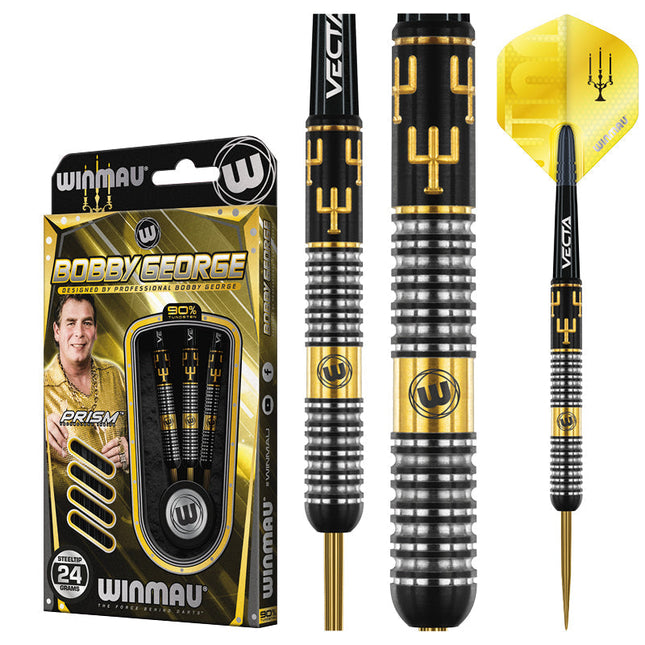 Winmau Bobby George 90% Tungsten Steel tip Darts