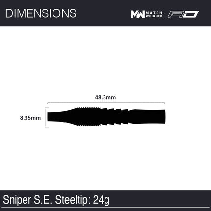Winmau Sniper special Edition 1 90% Tungsten SteelTip Darts