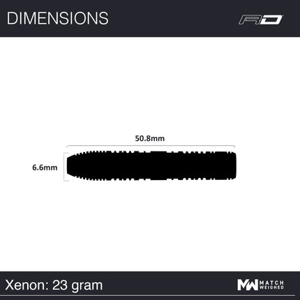 Winmau Xenon 90% Tungsten SteelTip Darts