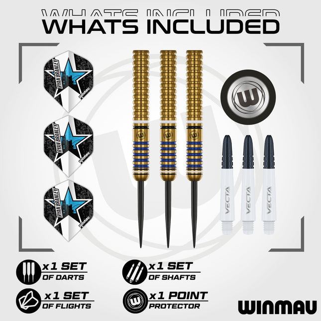 Winmau Ryan Branley 90% Tungsten SteelTip Darts