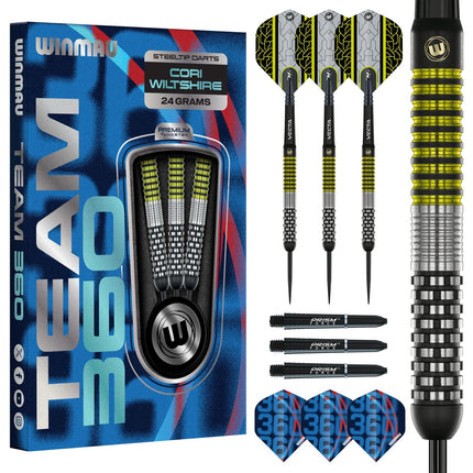 Winmau Team 360 Cori Wiltshire SteelTip Darts