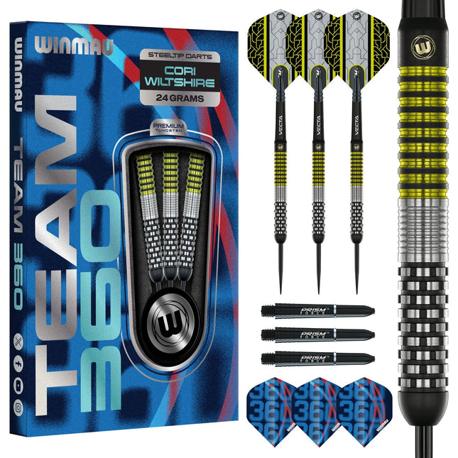 Winmau Team 360 Cori Wiltshire SteelTip Darts