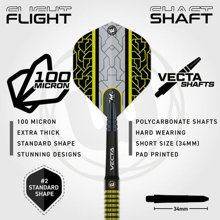 Winmau Team 360 Cori Wiltshire SteelTip Darts