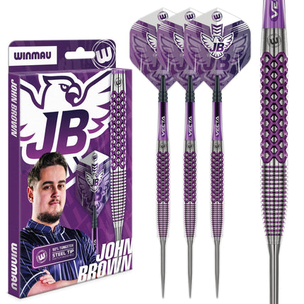 Winmau John Brown signature edition 90% Tungsten 22g Darts