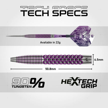 Winmau John Brown signature edition 90% Tungsten 22g Darts