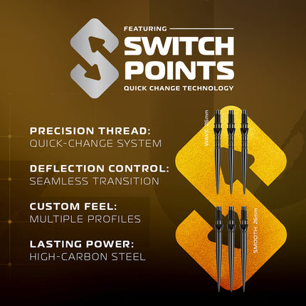 Winmau Exion Parallel 90% Tungsten Darts