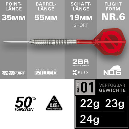 Target Group Ø SP01 50% Tungsten Darts