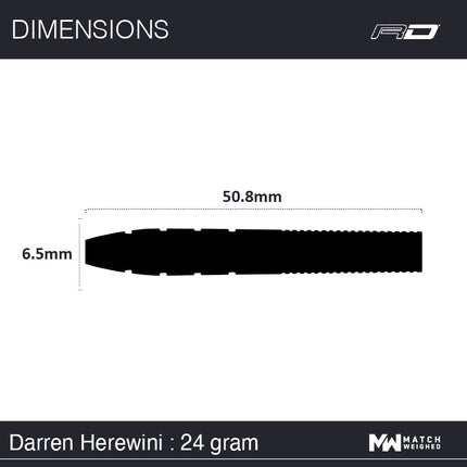 Winmau Darren Herewini Steeltip darts