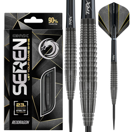 Red Dragon Seren 4 onyx 90% Tungsten SteelTip darts