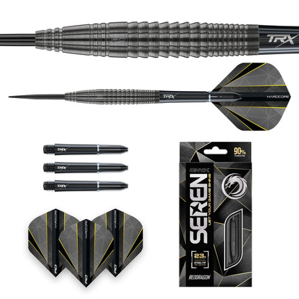 Red Dragon Seren 4 onyx 90% Tungsten SteelTip darts