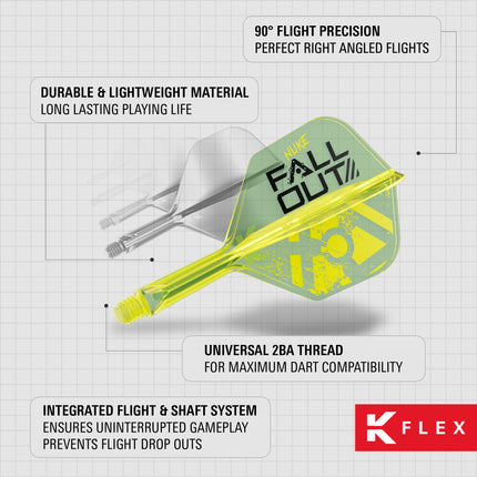 Luke Littler Fallout K-flex Dart Flights