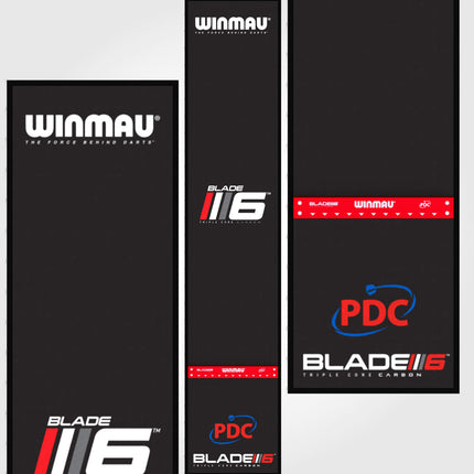 Winmau Pro Zone Precision Blade 6 Soft Feel Dart Mat & Integrated Oche