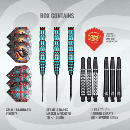 Shot future Knight St George 95% tungsten Darts