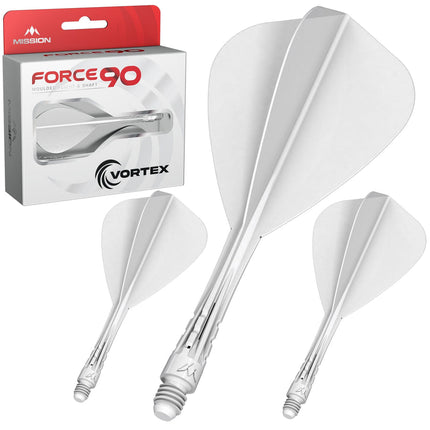 Mission Force 90 Kite Medium Solid White