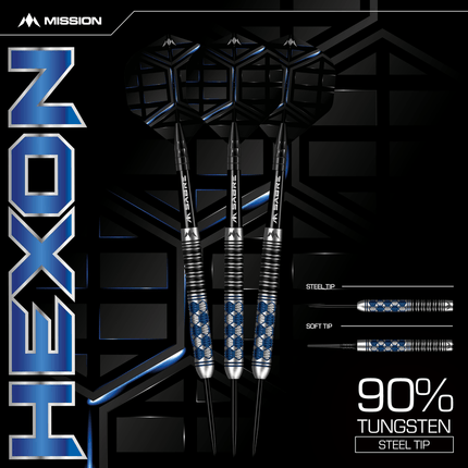 Mission Hexon 90% Tungsten Darts