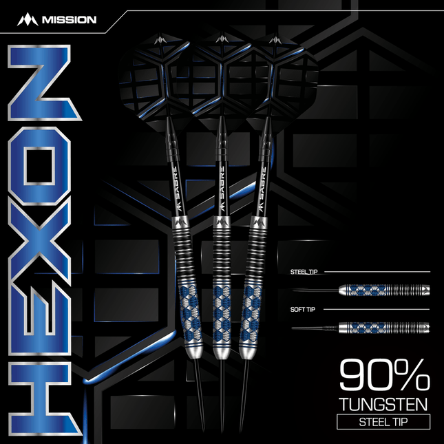 Mission Hexon 90% Tungsten Darts