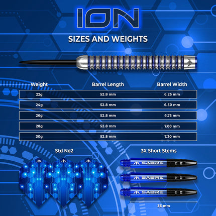 Mission Ion 95% Tungsten darts
