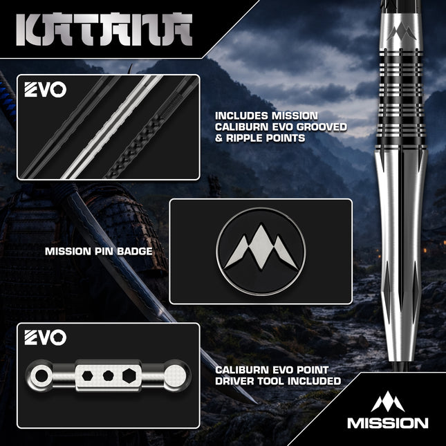 Mission Katana 95% Tungsten Darts