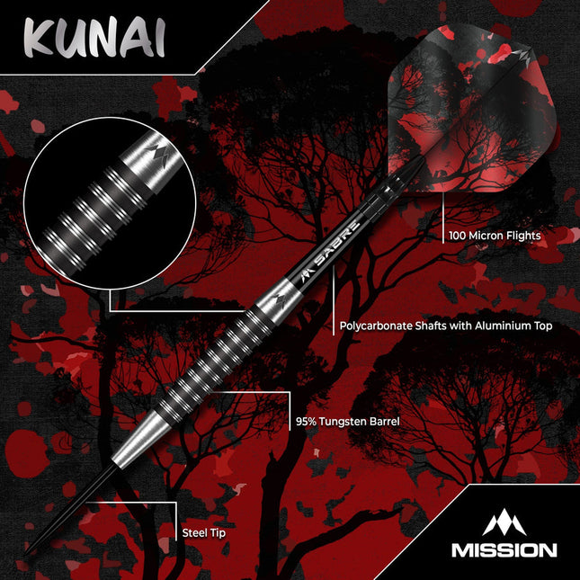 Kunai 95% Tungsten Darts