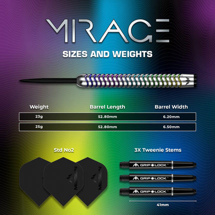 Mirage 90% Tungsten Darts