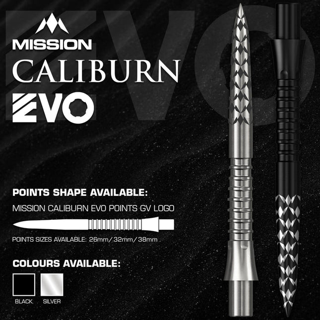 Mission Caliburn Evo Points-GV-LOGO Black