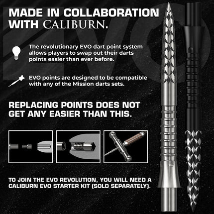 Mission Caliburn Evo Points-GV-LOGO Black
