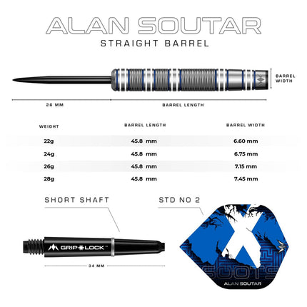 Mission Alan Soutar 90% Tungsten Darts