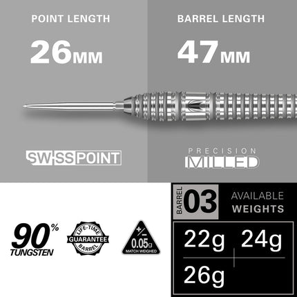 Bolide 03 SP 90% tungsten darts