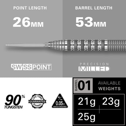 Bolide 01 SP 90% tungsten darts