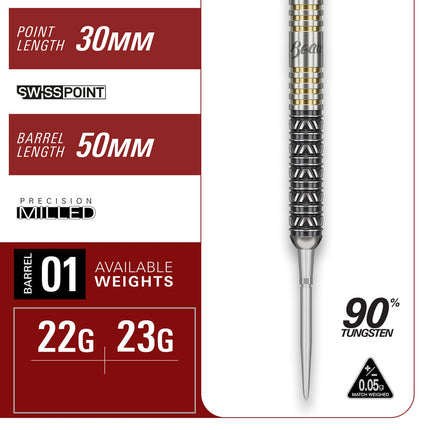 Beau Greaves Japan Edition 90% tungsten darts