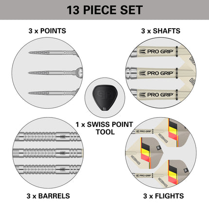 Dimitri Van Den Bergh G2 90% tungsten darts