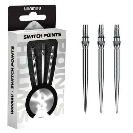 Winmau Switch Point Smooth - Silver