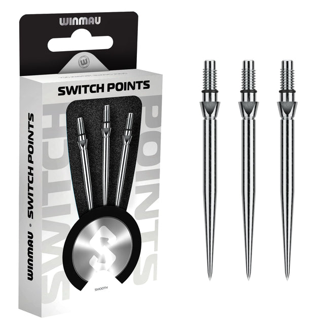 Winmau Switch Point Smooth - Silver