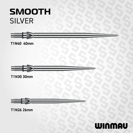 Winmau Switch Point Smooth - Silver