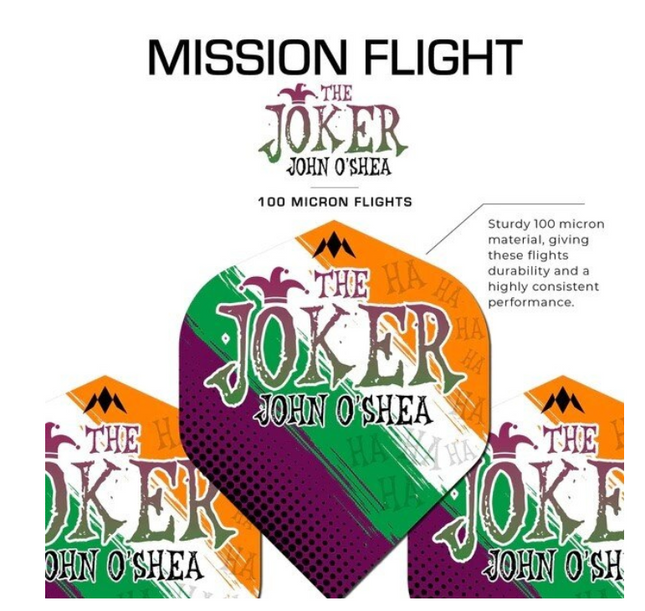 John O'Shea The Joker Flights Pack of 10 sets.