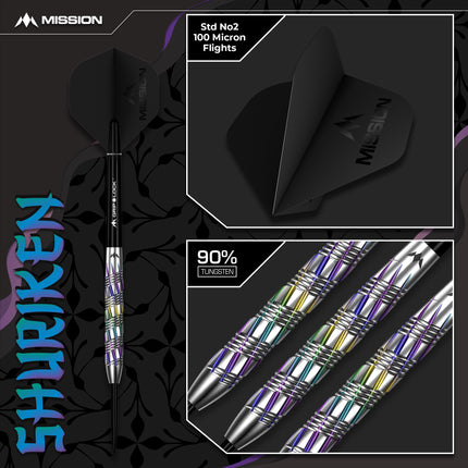 Mission Shuriken 90% Tunsten Darts