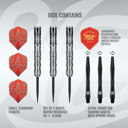 Shot Warrior Taiaha 90% Tungsten Darts