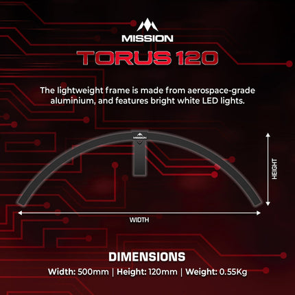 Mission Torus 120 Dartboard light