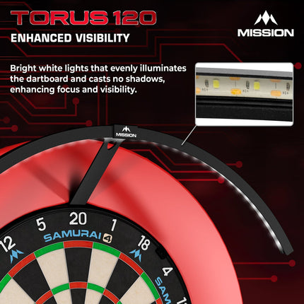 Mission Torus 120 Dartboard light