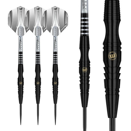 Winmau Sniper Black 90% Tungsten SteelTip darts