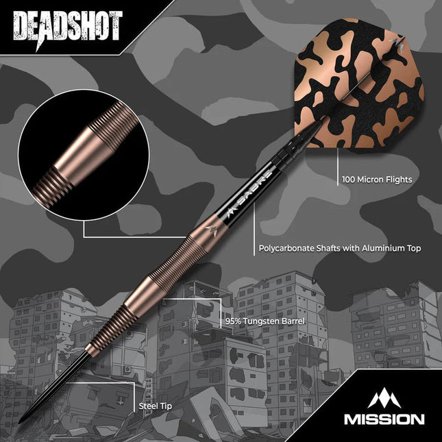 Mission Deadshot 95% Tungsten Darts