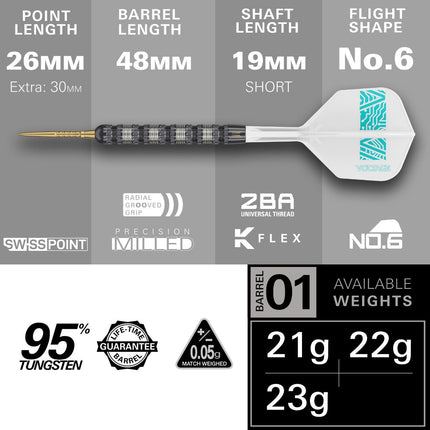 Rob Cross 95K SP darts