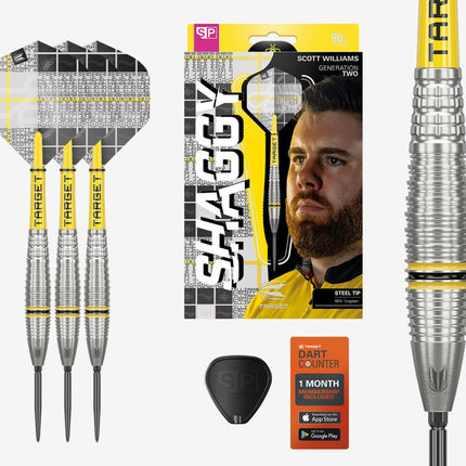 Scott Williams G2 90% tungsten darts