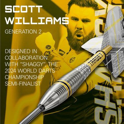 Scott Williams G2 90% tungsten darts