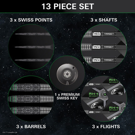 Star Wars TIE FIGHTER SP 90% Tungsten Darts