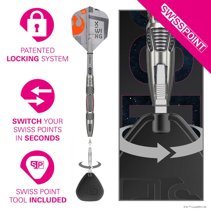 Star Wars X-Wing 90% Tungsten Darts