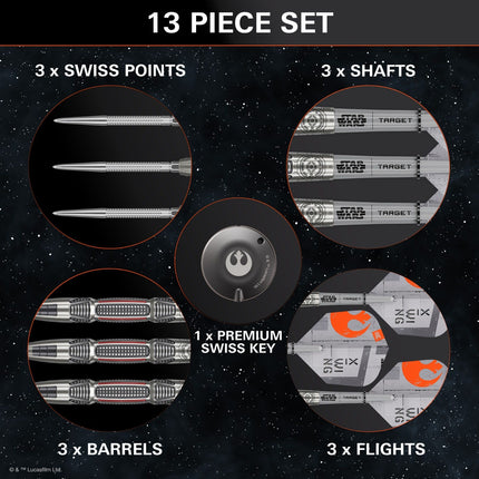Star Wars X-Wing 90% Tungsten Darts